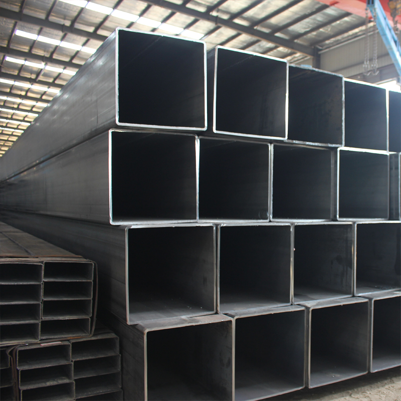 ISO 14mm Black Steel Square Tube JIS SS400 Galvanized Square Tube