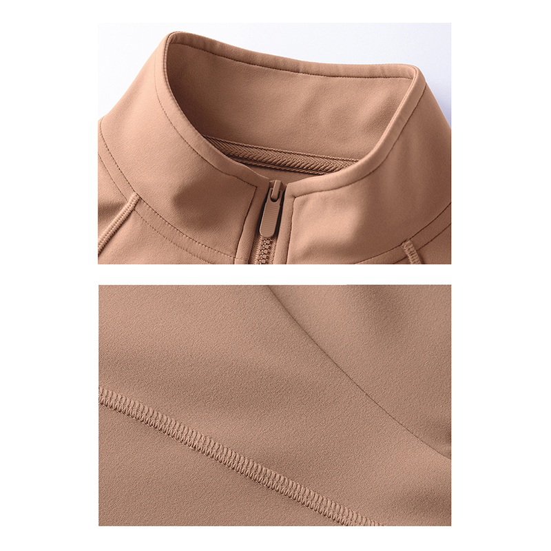 Oem Factory Manufacturer Custom Logo Stand Collar Half Zip Football Tracksuits Yoga Jogging Shirt