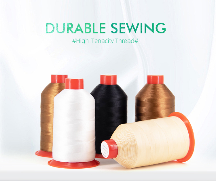 Abrasion-Resistant Elastic Nylon 210D 3 Strand Bonded Thread for Sewing Tent Blanket