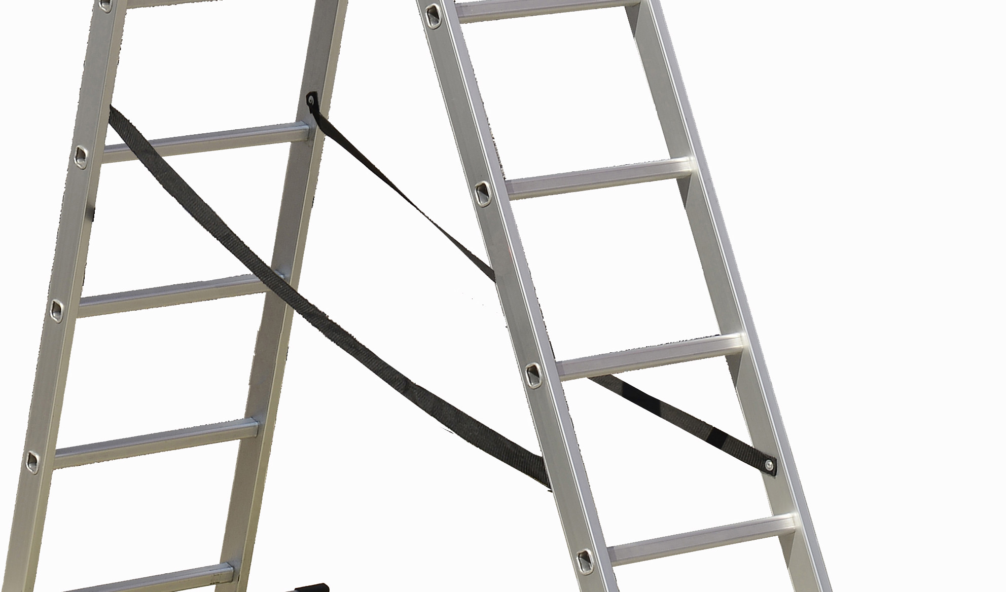 Lightweight Aluminum Extension Ladder 3x9 Collapsible Extension Ladder