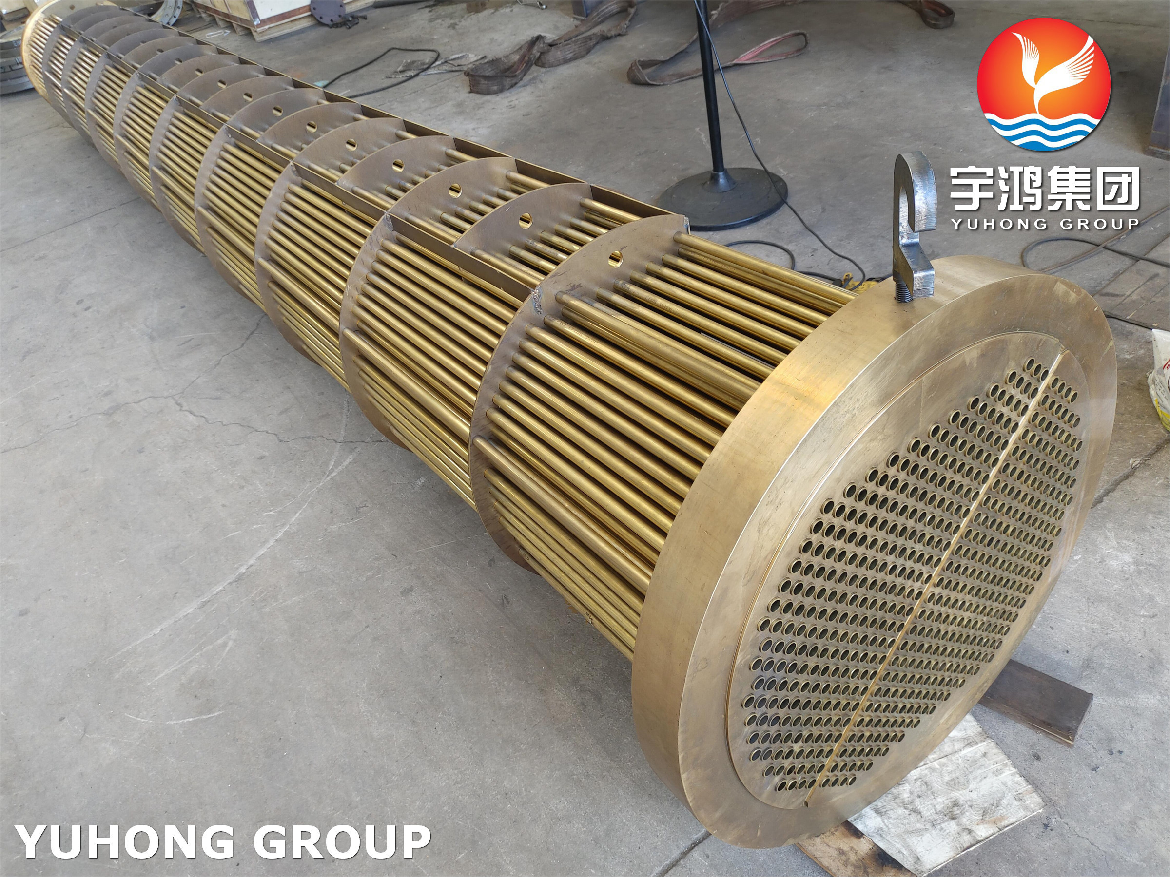 Copper Alloy Steel Straight Tube Bundle As Heat Exchanger Parts