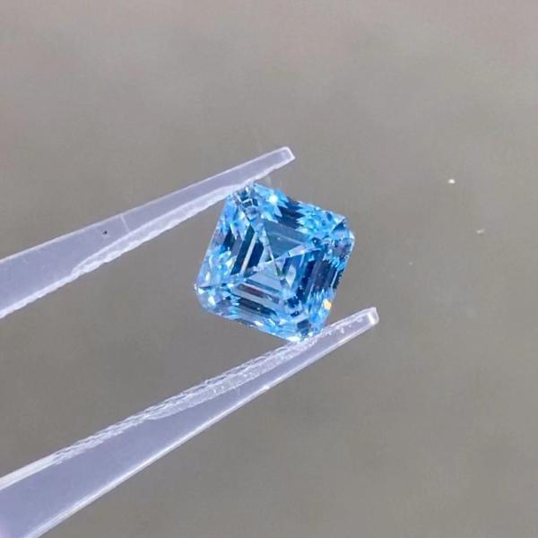 Loose Lab created Diamonds Blue Diamonds and jewelry Prime Source Asscher