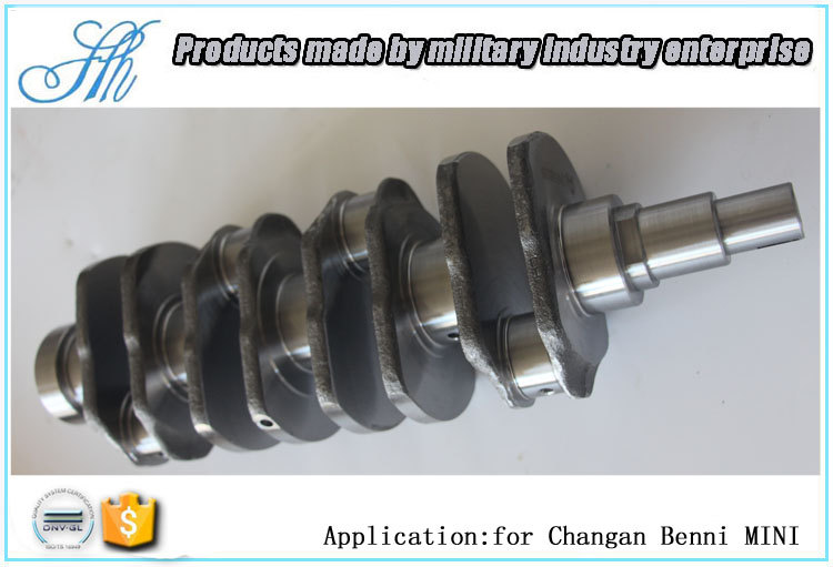 40Cr Cast Iron Engine Crankshaft for Changan/CHANA CB10 Minivan Replacement