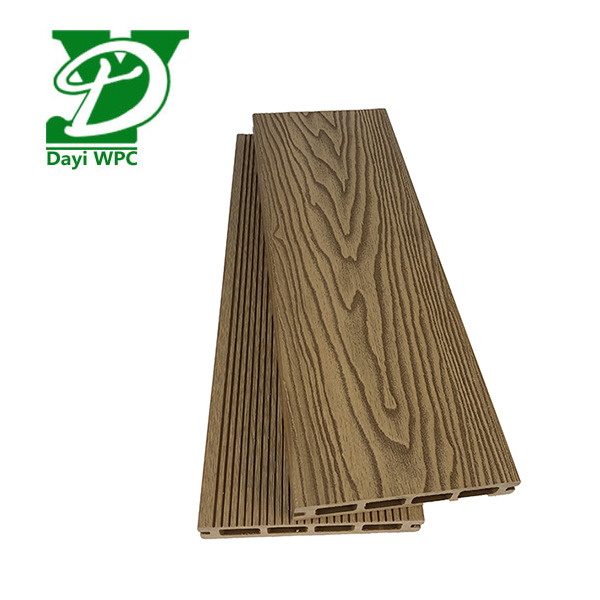 Moisture Proof Wood Plastic Composite Decking With 8 Stand Colors