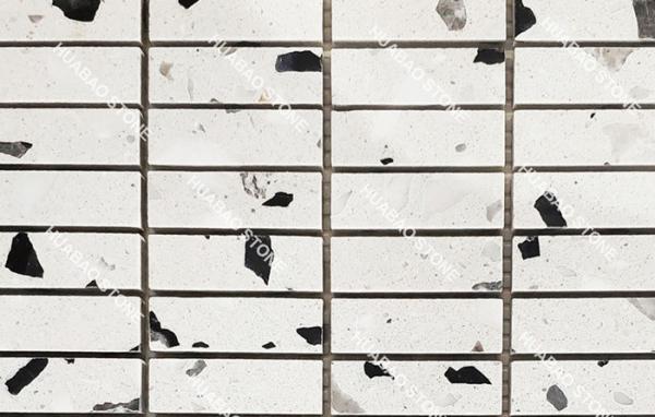 0.55% water absorption Mosaic stone Tiles panels for bathroom kitchen wall or