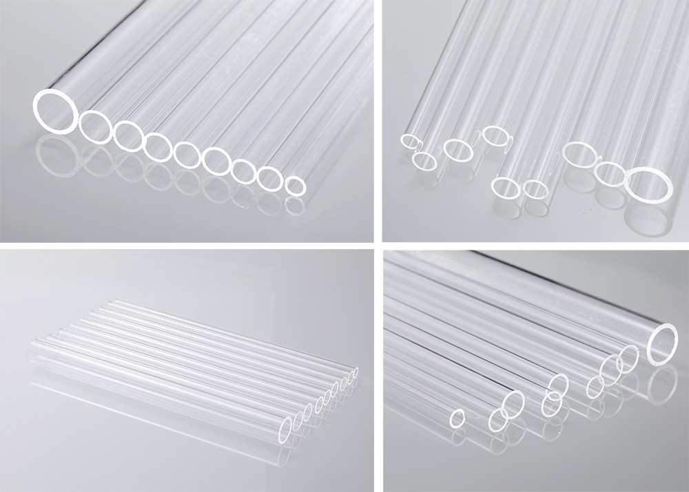 Transparent Large Diameter Quartz Glass Tube 19mm OEM Service