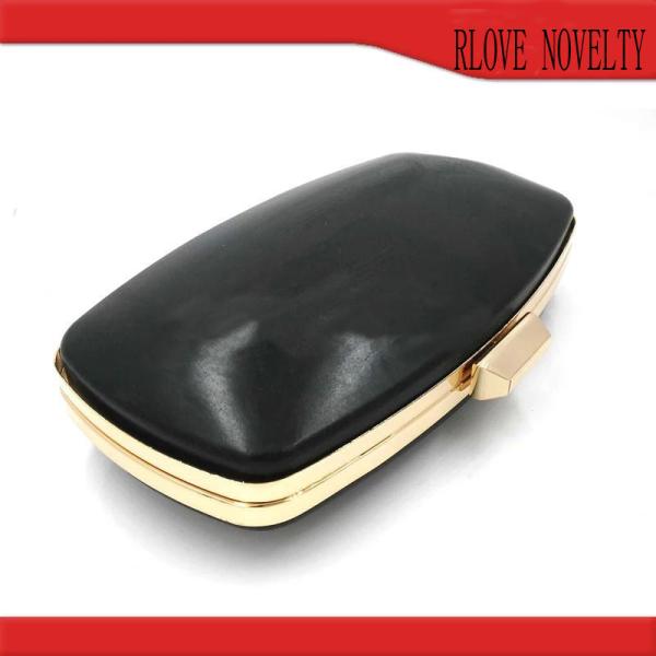Factory price 207*118 mm light gold purse clutch frame evening clutches