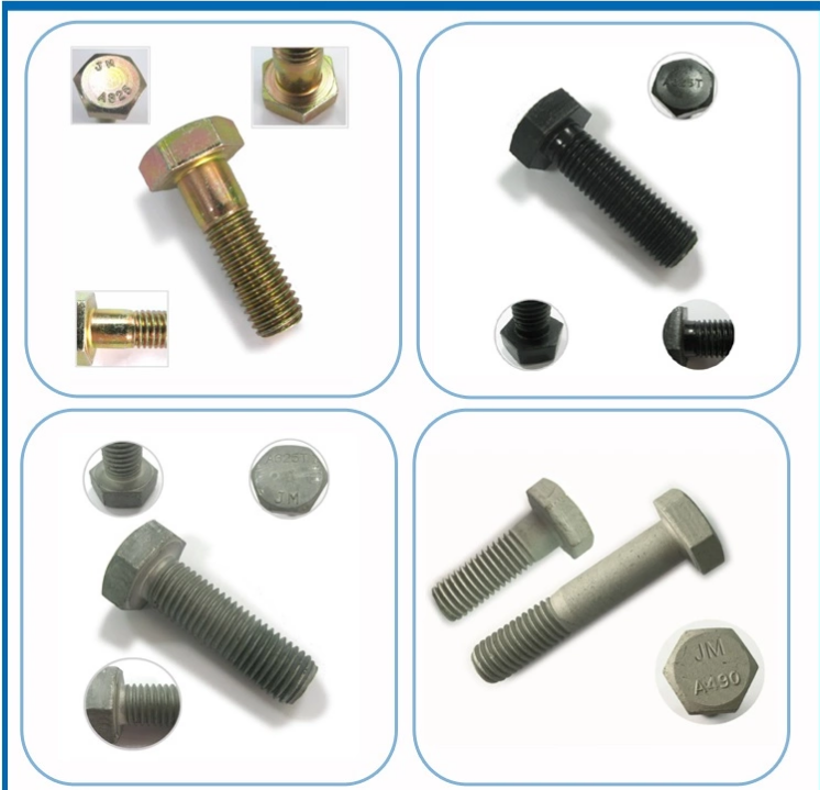 MM10-MM500 Plain Finish Hex Head Bolts Nuts and Washers from Handan DIN933 DIN931
