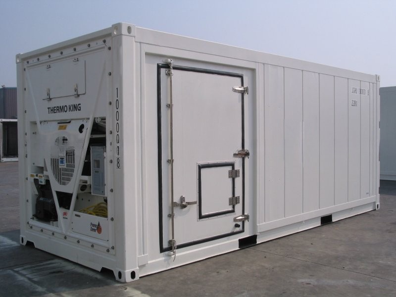 Dual Temperature 2-Room ISO 20ft Marine Refrigerated Container ISO Certified Aluminium Deep Freezers with Corten Steel