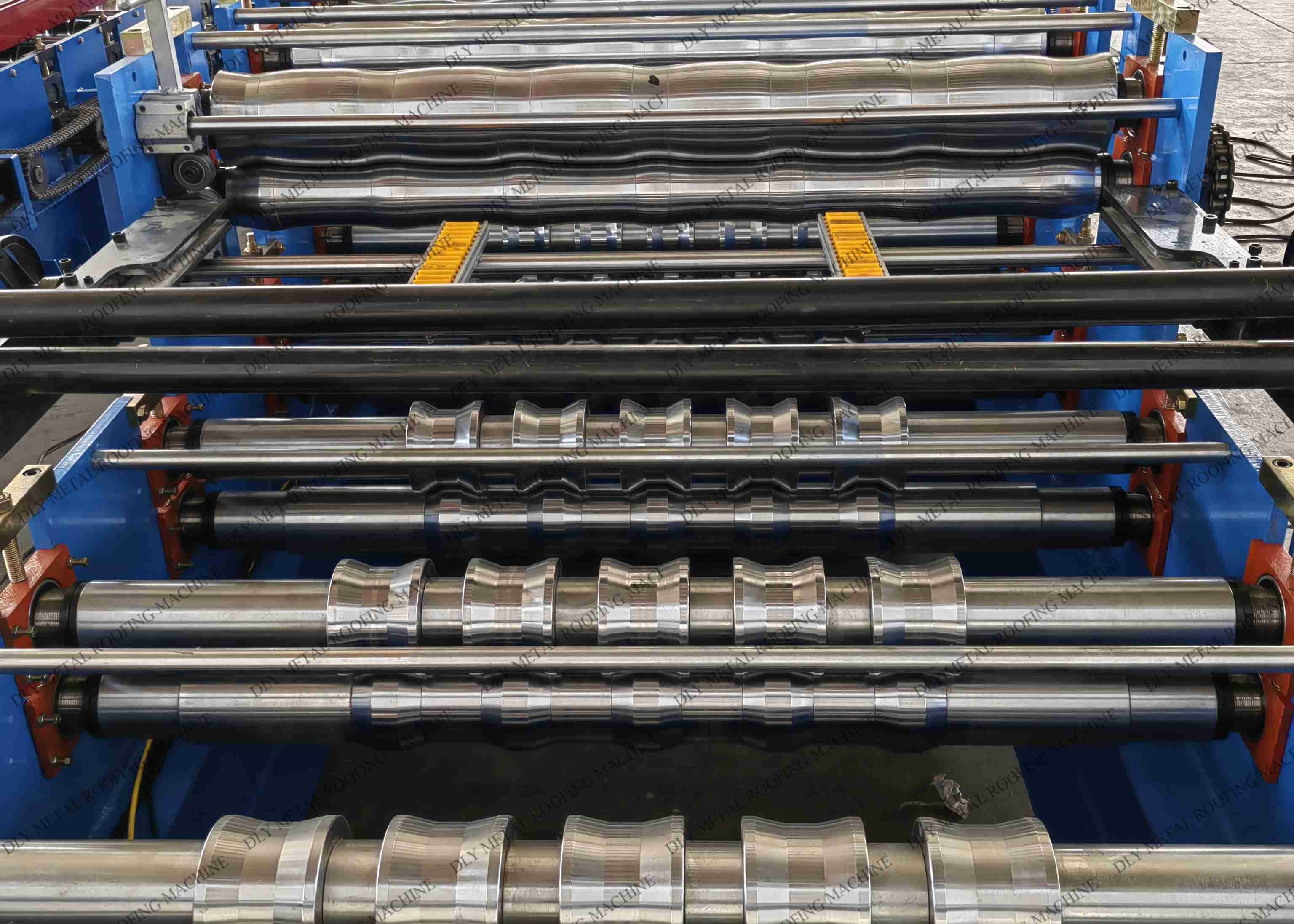 15kw Double Layer Fully Automatic Roll Forming Machine Plc 220v