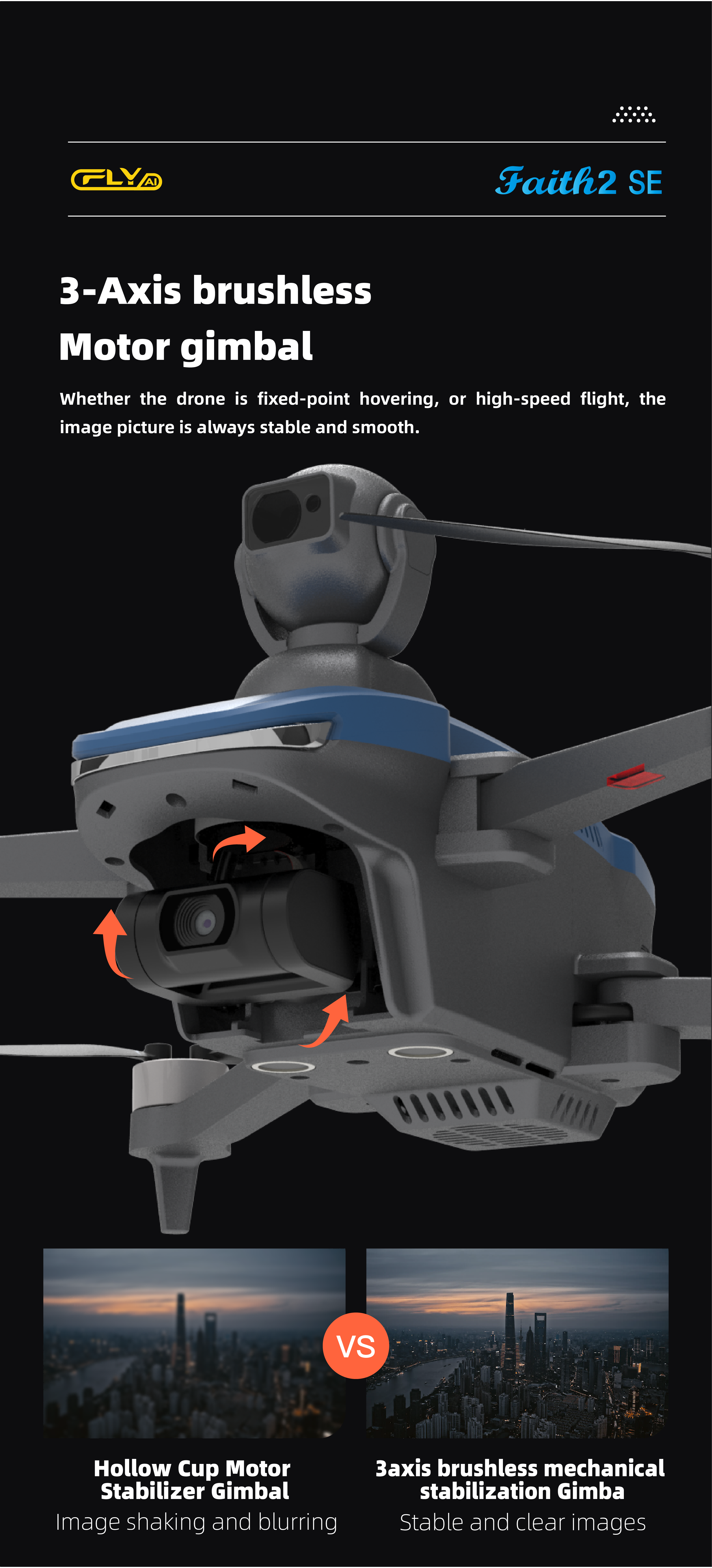4 Channels C-fly Faith2 Se With 4k Hd Camera And Gps Long Range Gimbal Fpv 5g Wifi Rc Quadcopter 540 Obstacle Avoidance