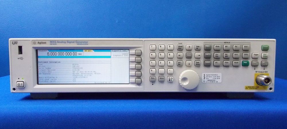 N5181A MXG RF Analog Signal Generator 100 KHz - 1GHz With 3 GHz or 6GHz Optional