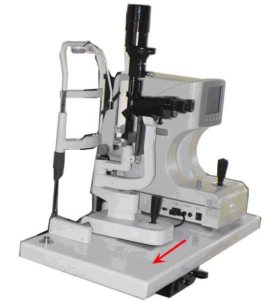 Ophthalmic refraction chair unit, optometry table and chair leather seats