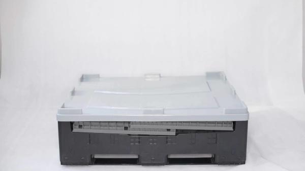 Large industrial logistics transportation heavy-duty collapsible plastic pallet