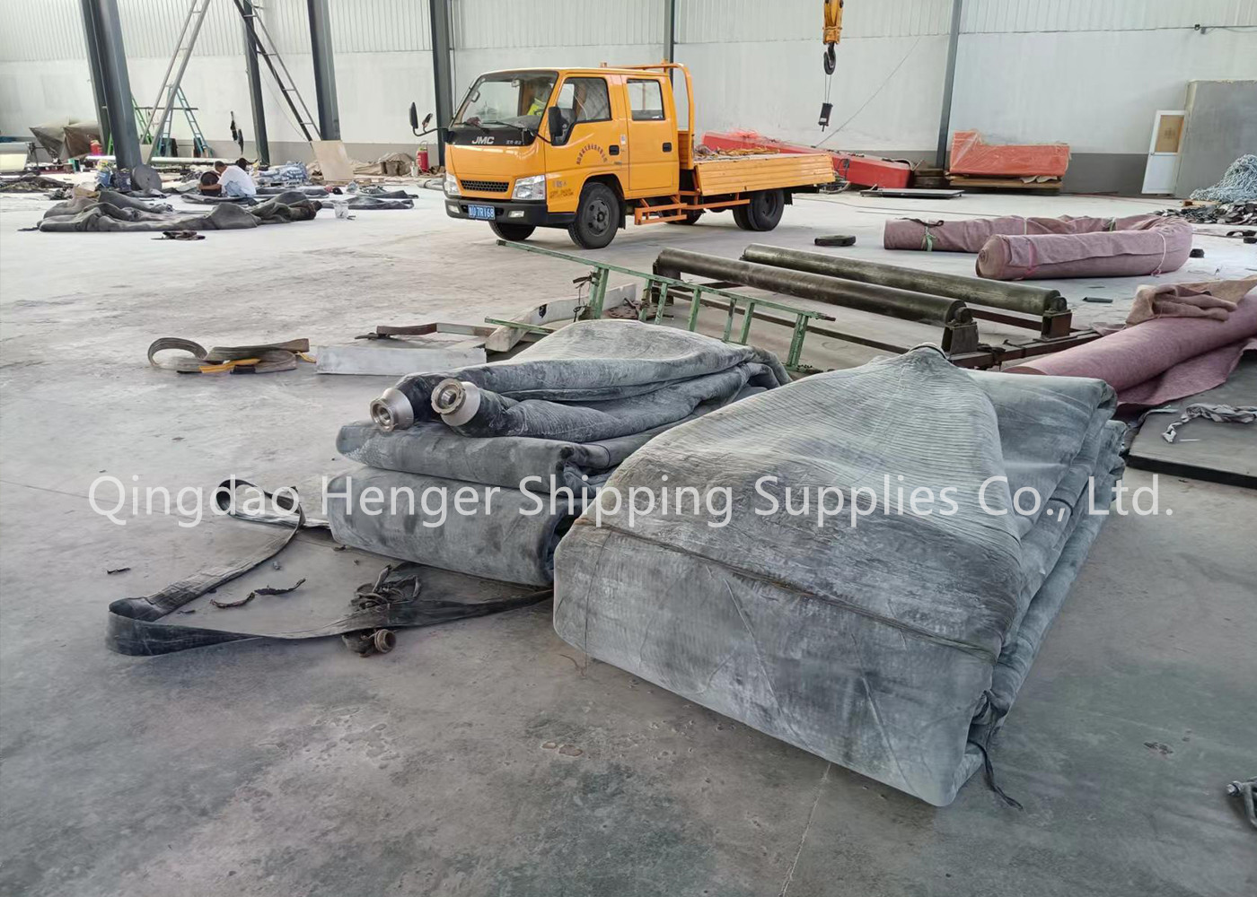 Natural Rubber Marine Ship Launching Airbag Inflatable Anti Explosion