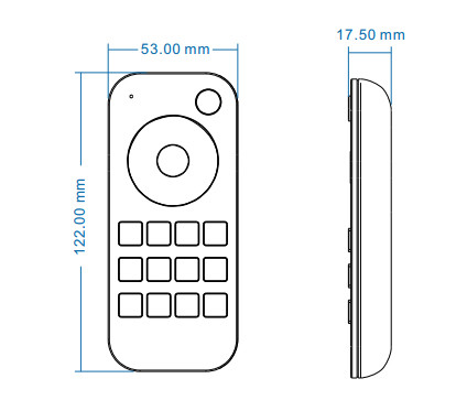 Waterproof Rgb Led Controller , Rotary Knob Rgb Strip Light Controller With Remote