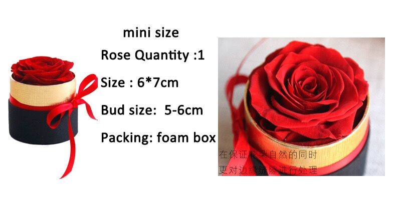 Custom Wholesale 2020 mother's day party supplies preserved rose flower happy mothers day