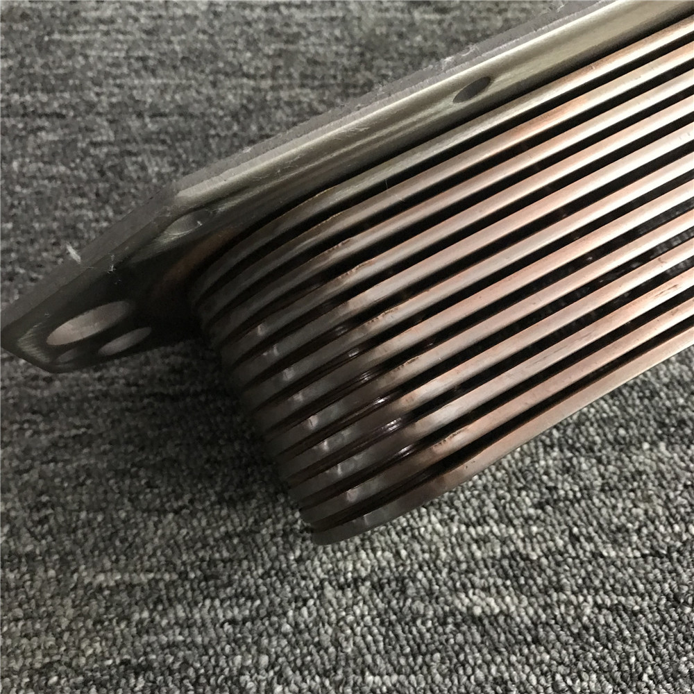 Excavator PC360-7 6D114 Engine Oil Radiator Core Side Cover Cummins Engine Parts