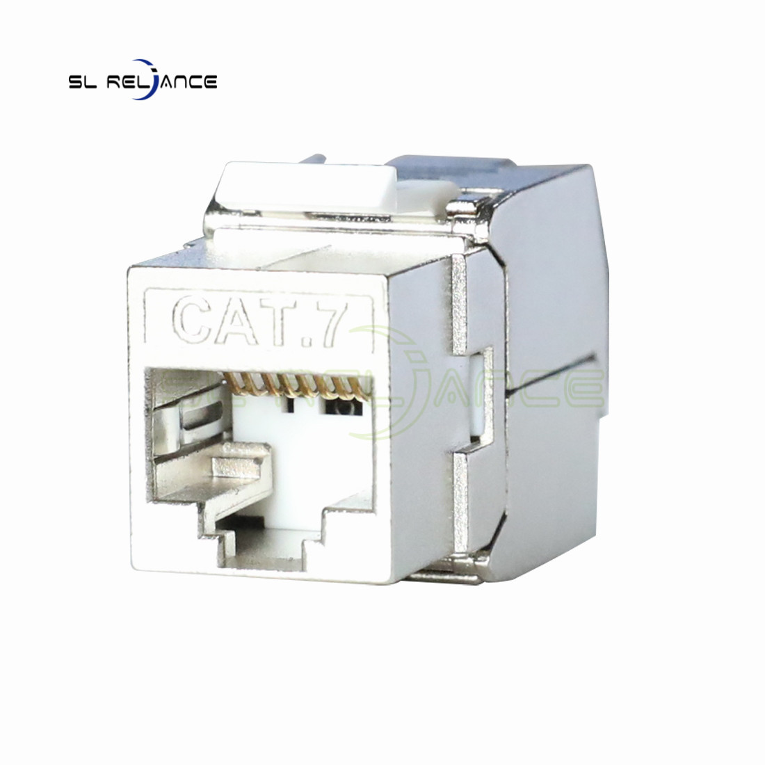 ZINC Alloy FTP CAT 7 Keystone Jack RJ45 STP Keystone Ethernet Coupler