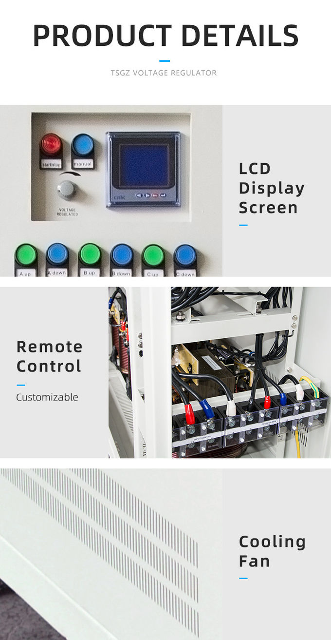 Touch Screen Three Phase Voltage Regulator HMI TSGC2 SVC 200KVA