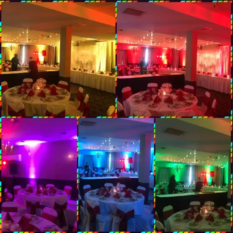 Rgbwau 6in1 9*18W LED Battery Power Wireless LED PAR Light