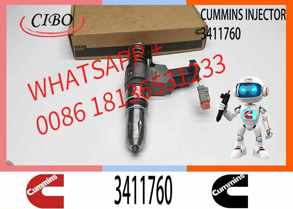 Common Rail Injector Fuel Injector 3080766 3411691 3087560 3411765 For N14 Excavator