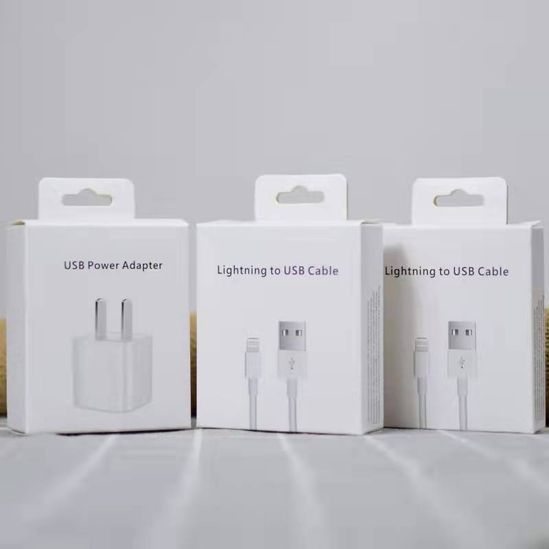Retail Package Apple Charger Box Folders Paperboard Recyclable