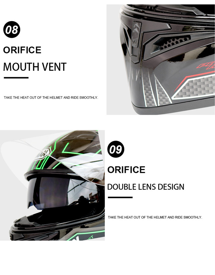 DOT Approval Double Lens M/L/XL/XXL Motorcycle Smart Flip Up Intercom Wireless Blue tooth Helmet black color
