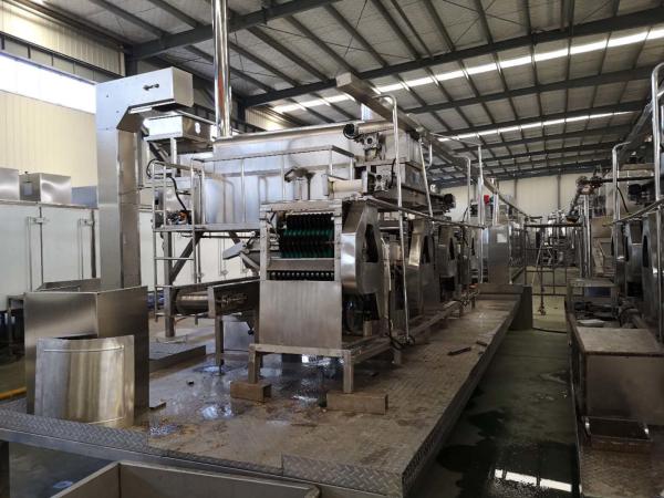Stainless Steel Peanut Frying Machine Production Line For Broad Bean Easy