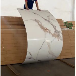 Damask Pattern Carbon Crystal Plate Wall Panel with Wood-plastic Composite