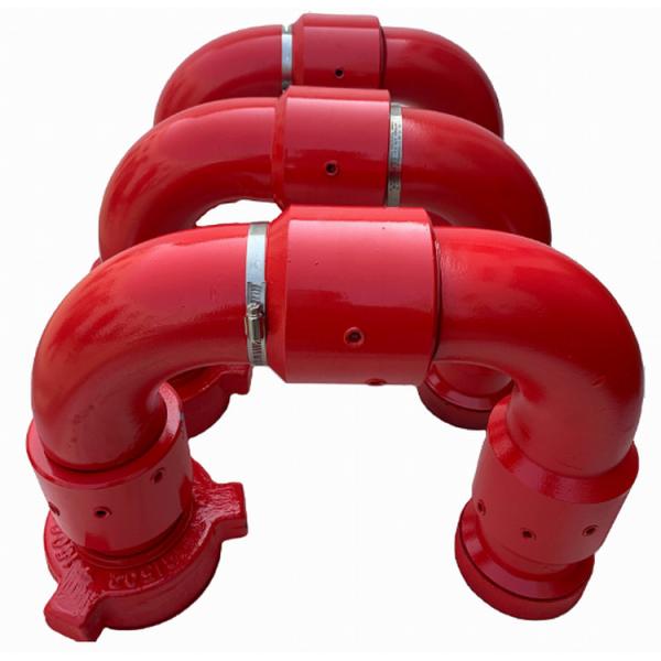 Alloy Steel Material Wellhead Assembly FMC Swivel Joint Elbow Union Style 50