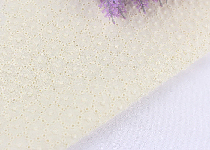 Soft Feeling Cotton Eyelet Lace Fabric By The Yard For Home Decor Products