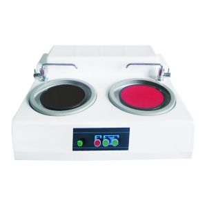 Double Disc Metallographic Grinding and Polishing Machine Fixed Double Speeds