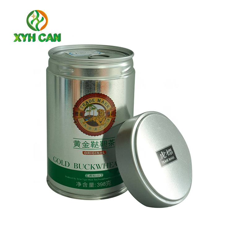 Tea Tin Can Eco-Friendly Standard Rose Gold Design Printing Cookie Containers for Tea