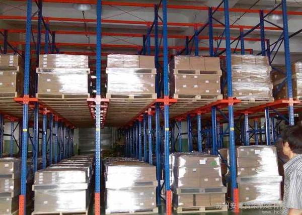 Metal Drive In Pallet Racking Manufacturers 1500kg/Pallet Warehouse Shelving