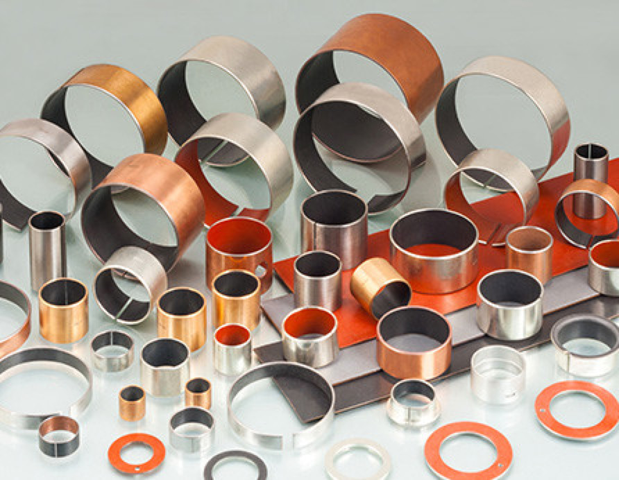 AlSn20Cu Steel Backing Self Lubricating Cylindrical Strips with Alloy Composition