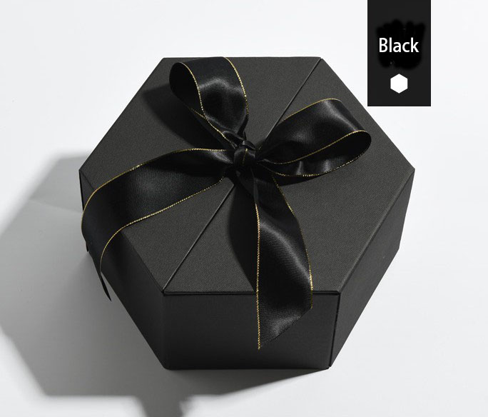 Customized Cardboard Craft Hexagon Gift Box For Cosmetic Perfume Packing