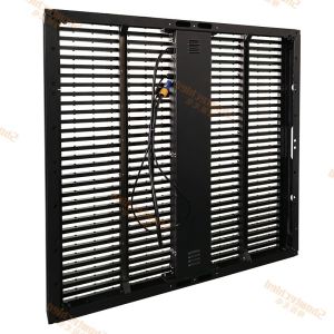 Module P10 Full Color Outdoor Media Mesh Facade Transparent HD LED Display