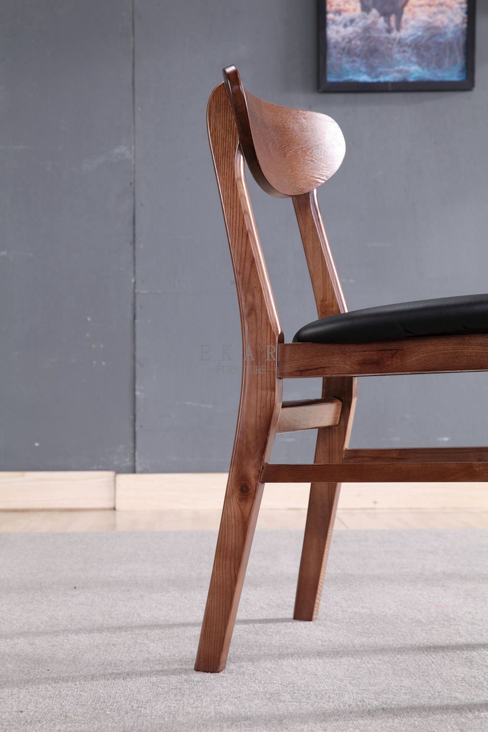 Nordic Style Leather Designer Modern Dining Chair