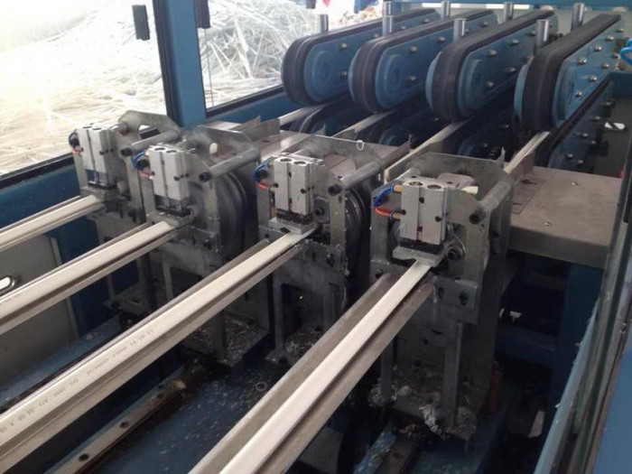 Air Supply >0.5Mpa PVC Pipe Extrusion Line , PVC Pipe Making Machine Four Cavity Extrusion