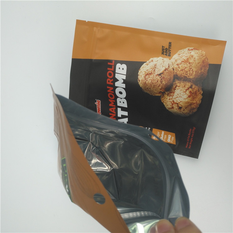 Food Grade Zipper Plastic Custom Printed Stand Up Pouches For Chocolate Bar