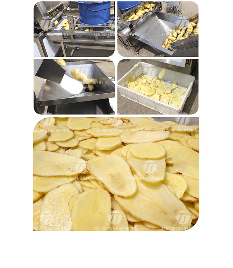 Stainless Steel Fruit And Vegetable Processing Line Potato Picking Hair Roller Bubble Washing Machine