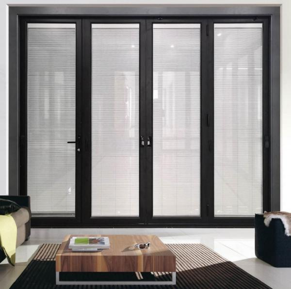 Hurricane Proof Exterior Bi Folding Door Aluminum Patio Bifold Doors Puertas