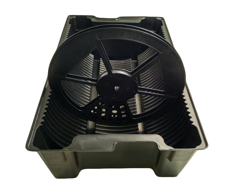 Antistatic ESD Reel Box SMD SMT Reel Storage Box 3mm Thick ESD Reel Storage Containers