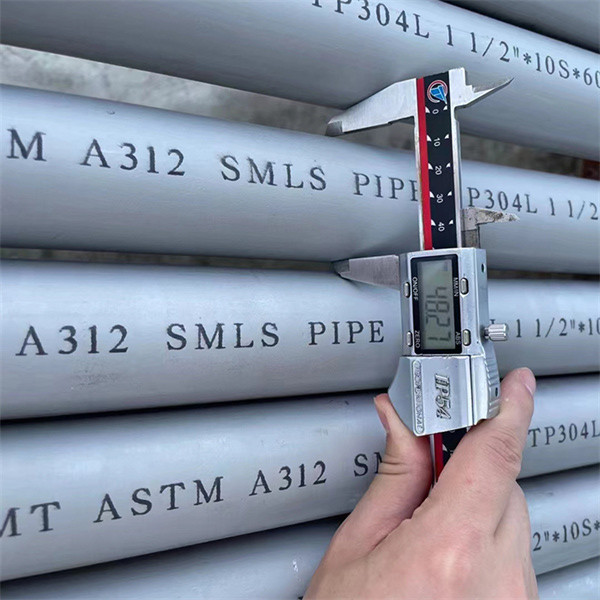 304 304L Stainless Steel Round Pipe Schedule 80 SS Tubing