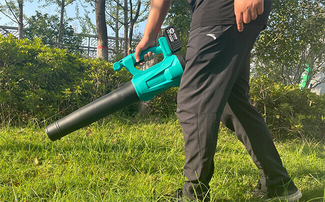 Low Noise 40V Lithium Leaf And Snow Blower Garden Vacuum Cordless