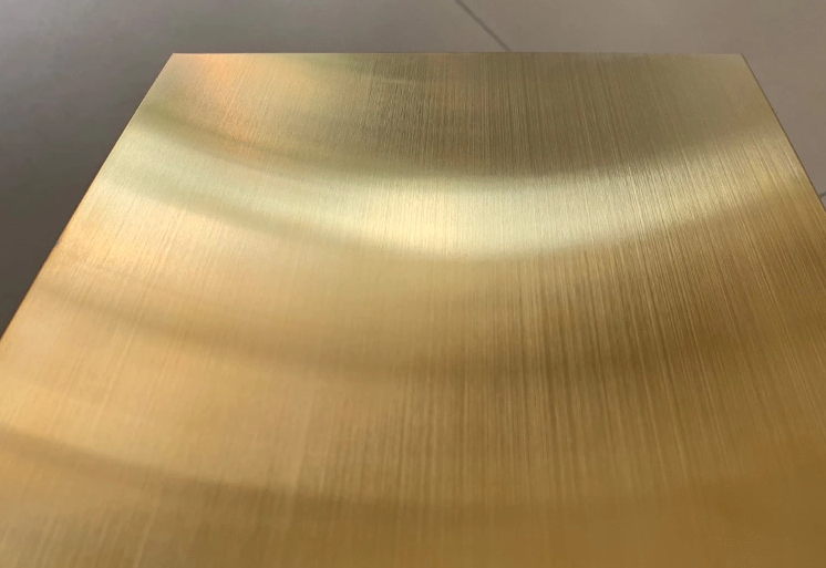 Hairline HL 304 Stainless Steel Decorative Sheet Rose Gold Blue Golden