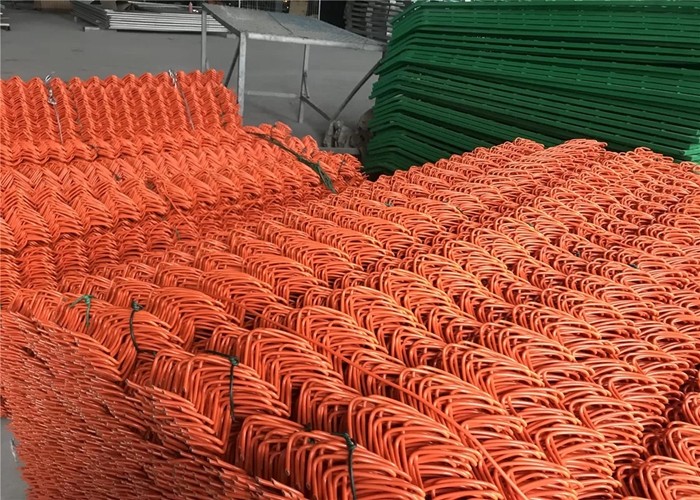 25-100mm Chain Link Wire Mesh / 25m Diamond Chain Link Fence For Garden