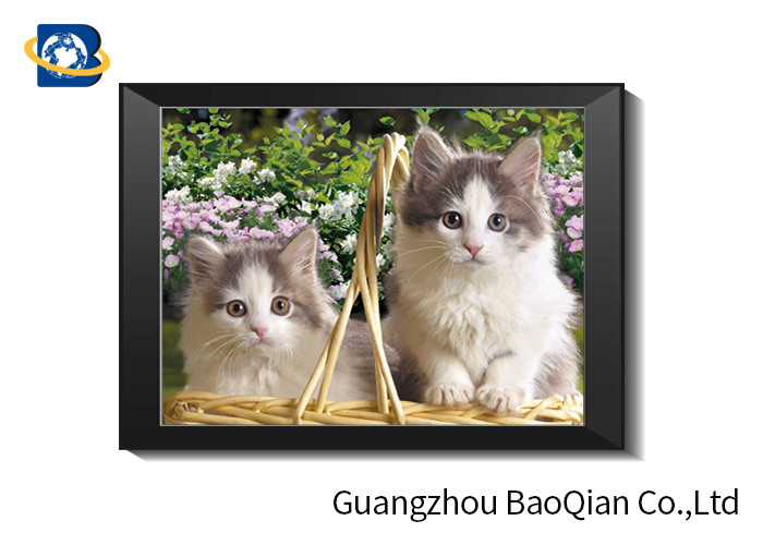 3D Deep Effect Pictures With PP / PET / Plastic / PS Board Material