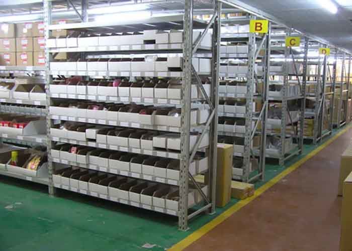 Adjustable Medium Duty Metal Shelving Rack , Steel Racking System For Warehouse